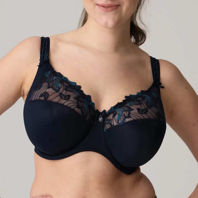 ΣΟΥΤΙΕΝ FULL CUP 0161815VEL I-K CUP VELVET BLUE DEAUVILLE PRIMA DONNA 